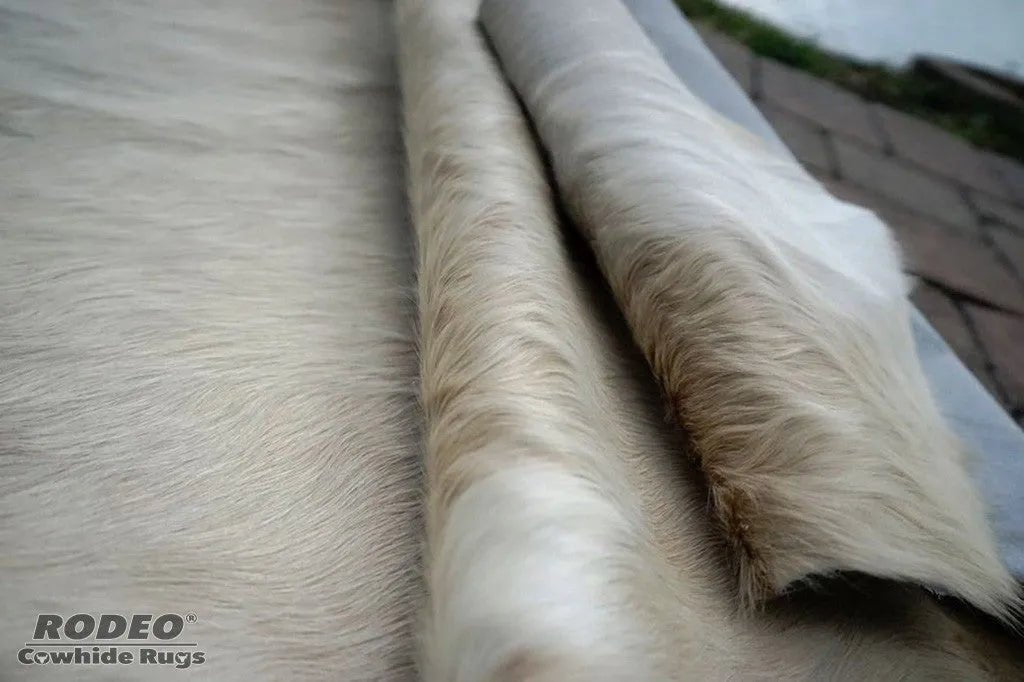 Brazilian Champagne Cowhide Rug