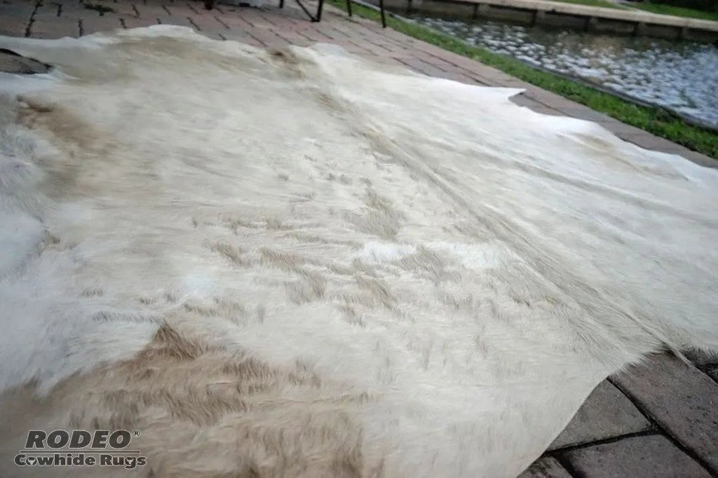 Brazilian Champagne Cowhide Rug