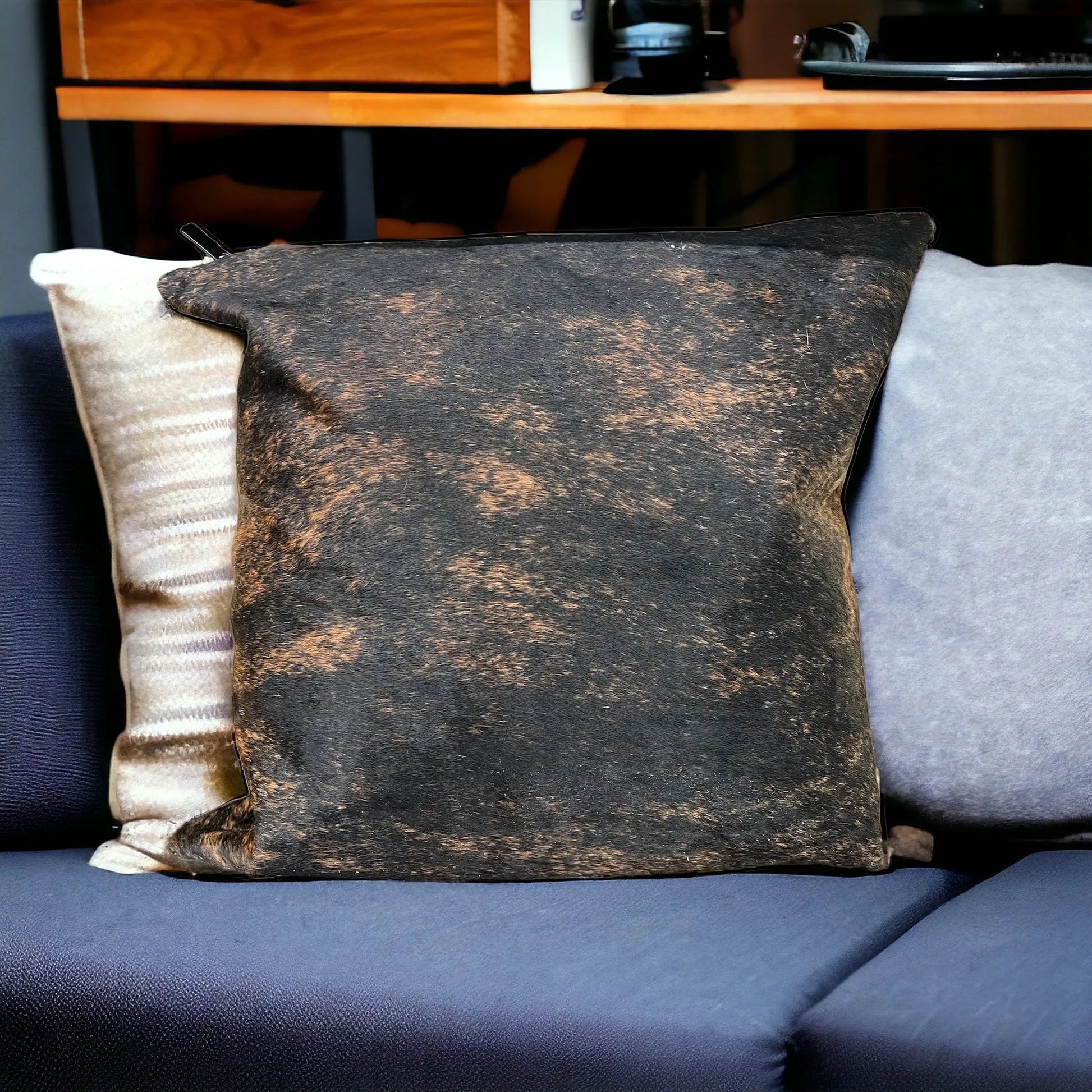 Brindle Cowhide Large Pillow Case