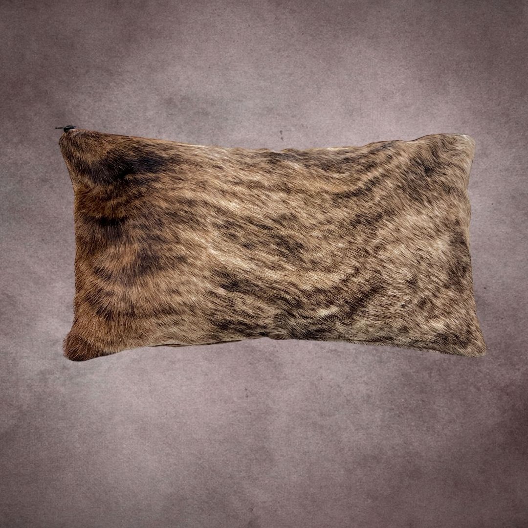 Brindle Cowhide Pillow Cover - PL082 - Rodeo Cowhide Rugs