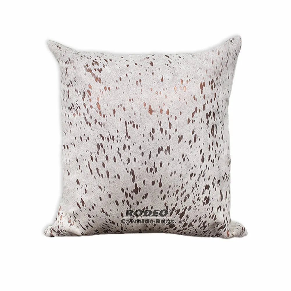 Bronze Acid Wash Cowhide Pillow Case