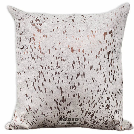 Bronze Acid Wash Cowhide Pillow Case