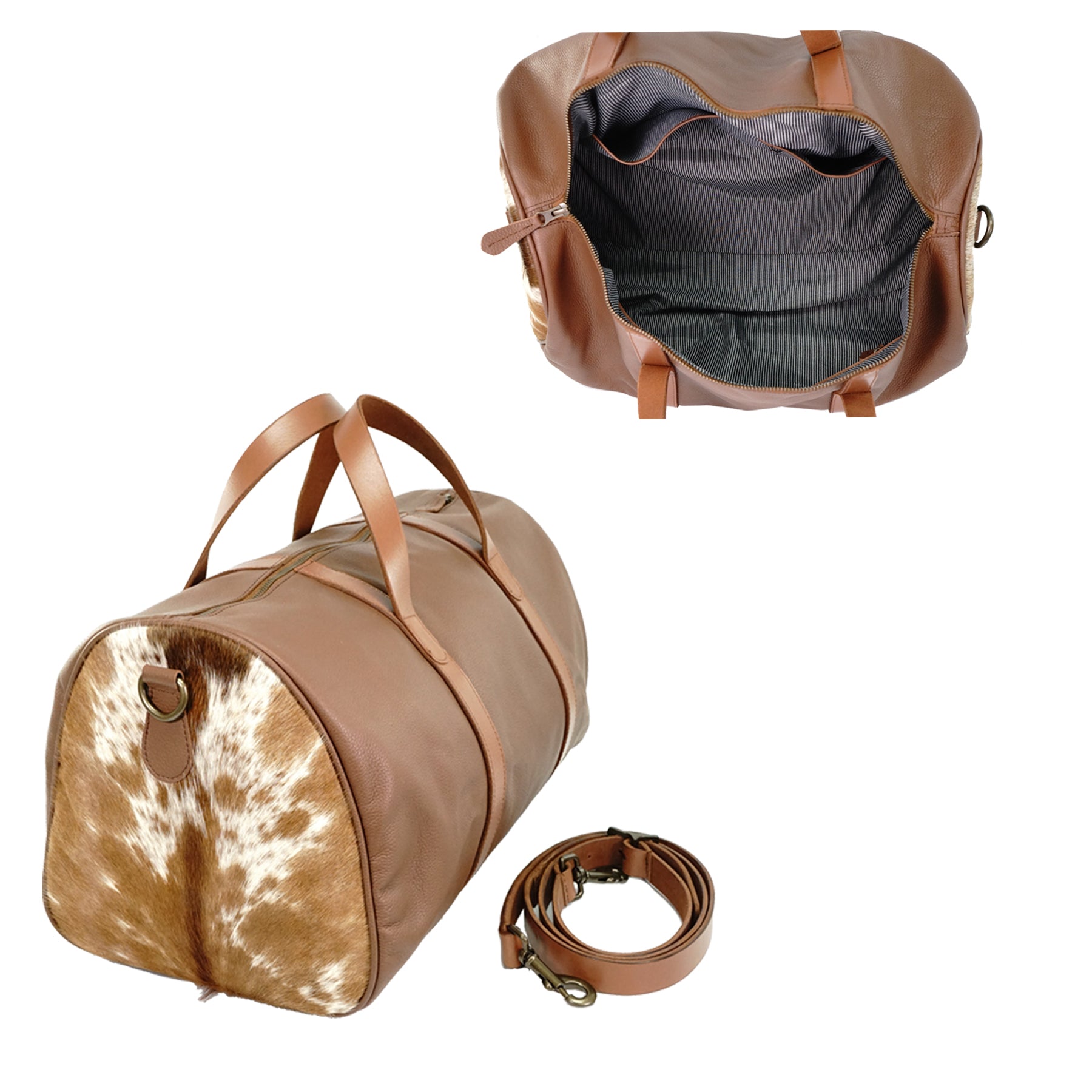 RODEO Daily Duffel cowhide leather Bag - Rodeo Cowhide Rugs