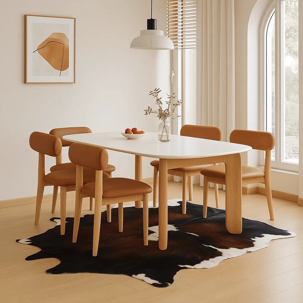 Brown and Black Cowhide Rug