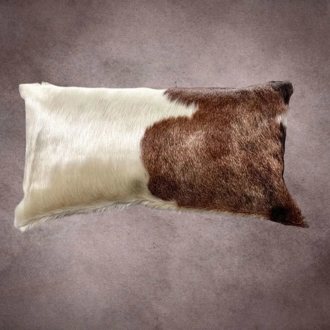 Brown and White Cowhide Pillow Cover - PL110