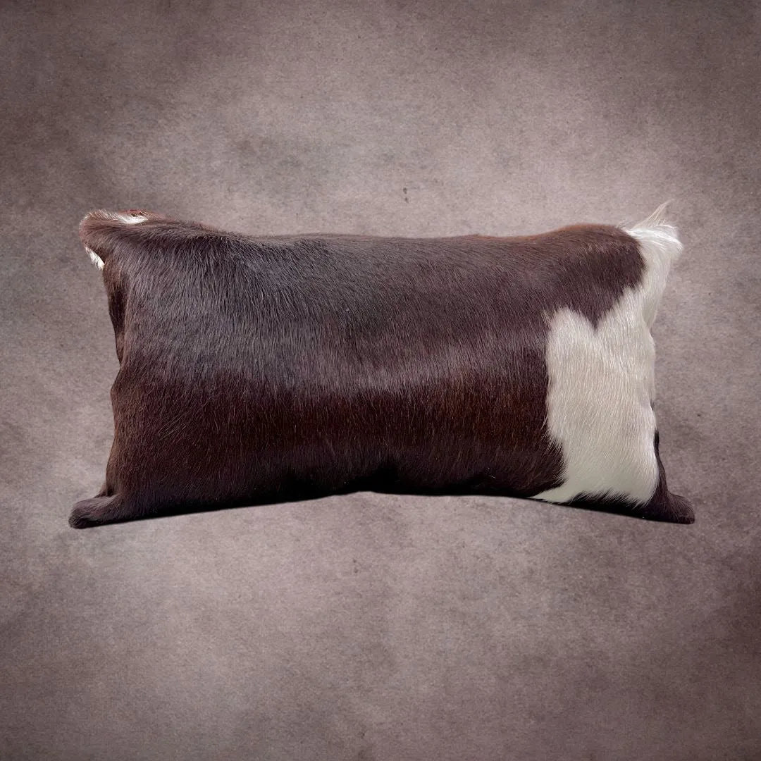 Brown and White Cowhide Pillow Cover - PL122