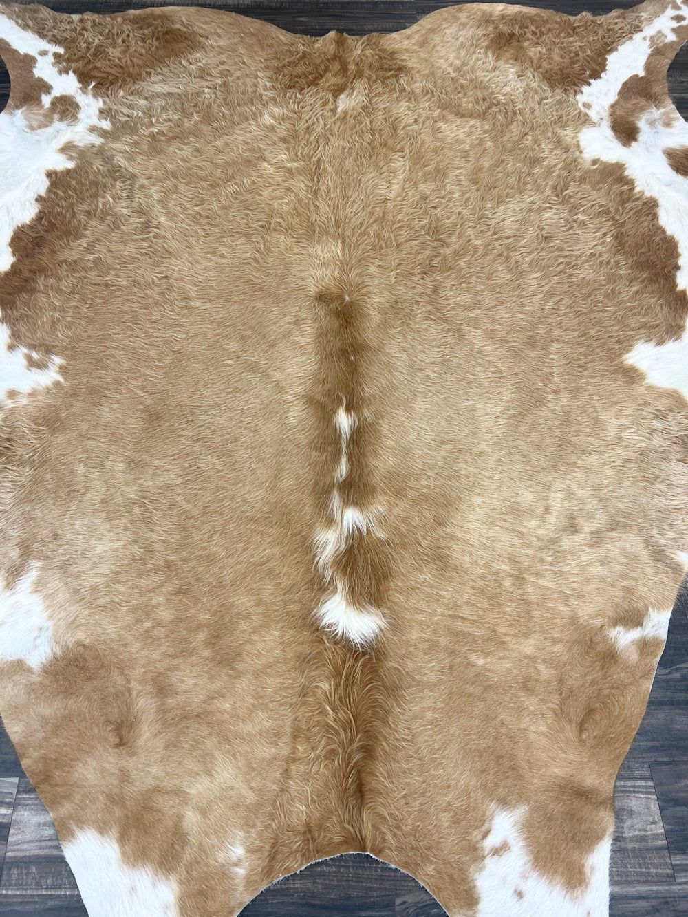 Brown and White Cowhide Rug XL - Rodeo Cowhide Rugs