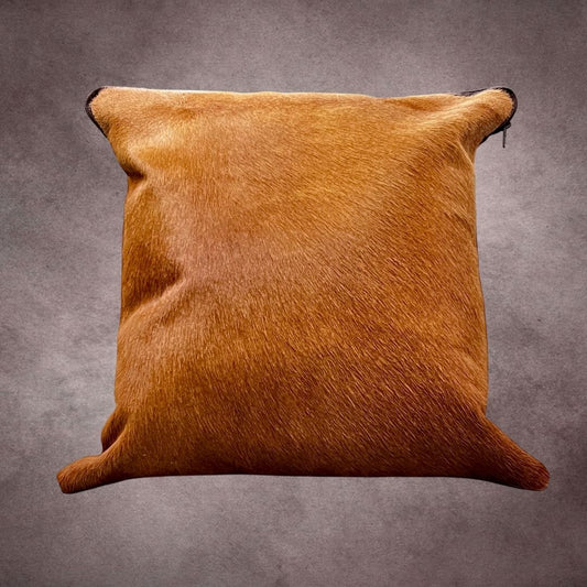 Brown Cowhide Pillow Cover - PL092 - Rodeo Cowhide Rugs