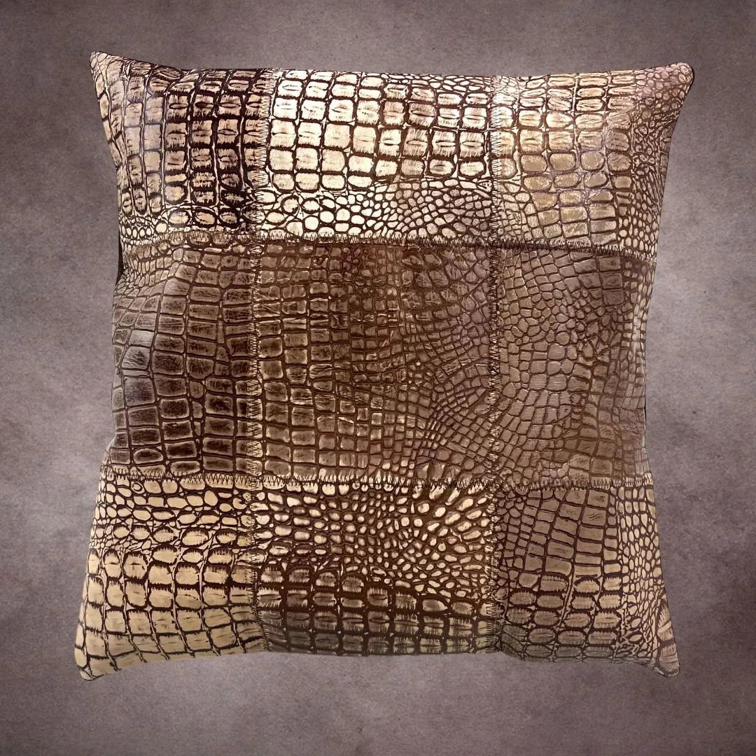 Brown Cowhide Pillow Cover - PL138