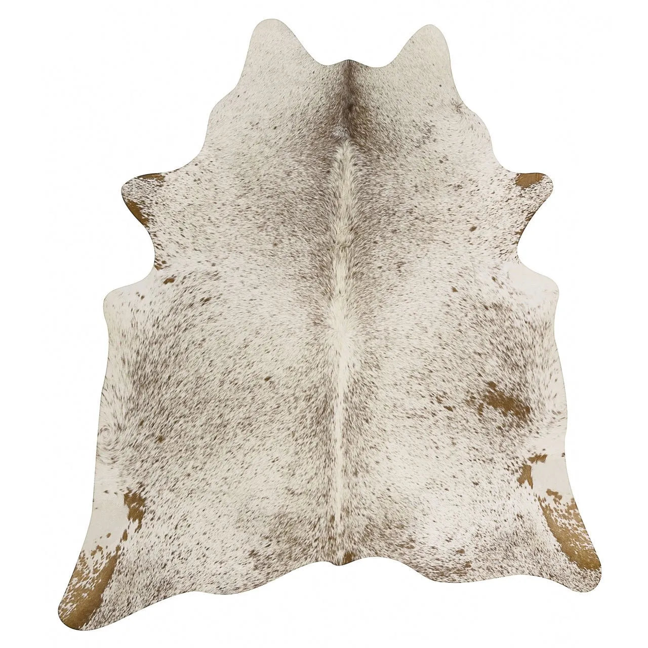 Brown Salt and Pepper Cowhide Rug