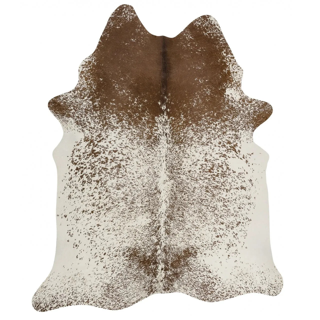 Brown Salt and Pepper Cowhide Rug