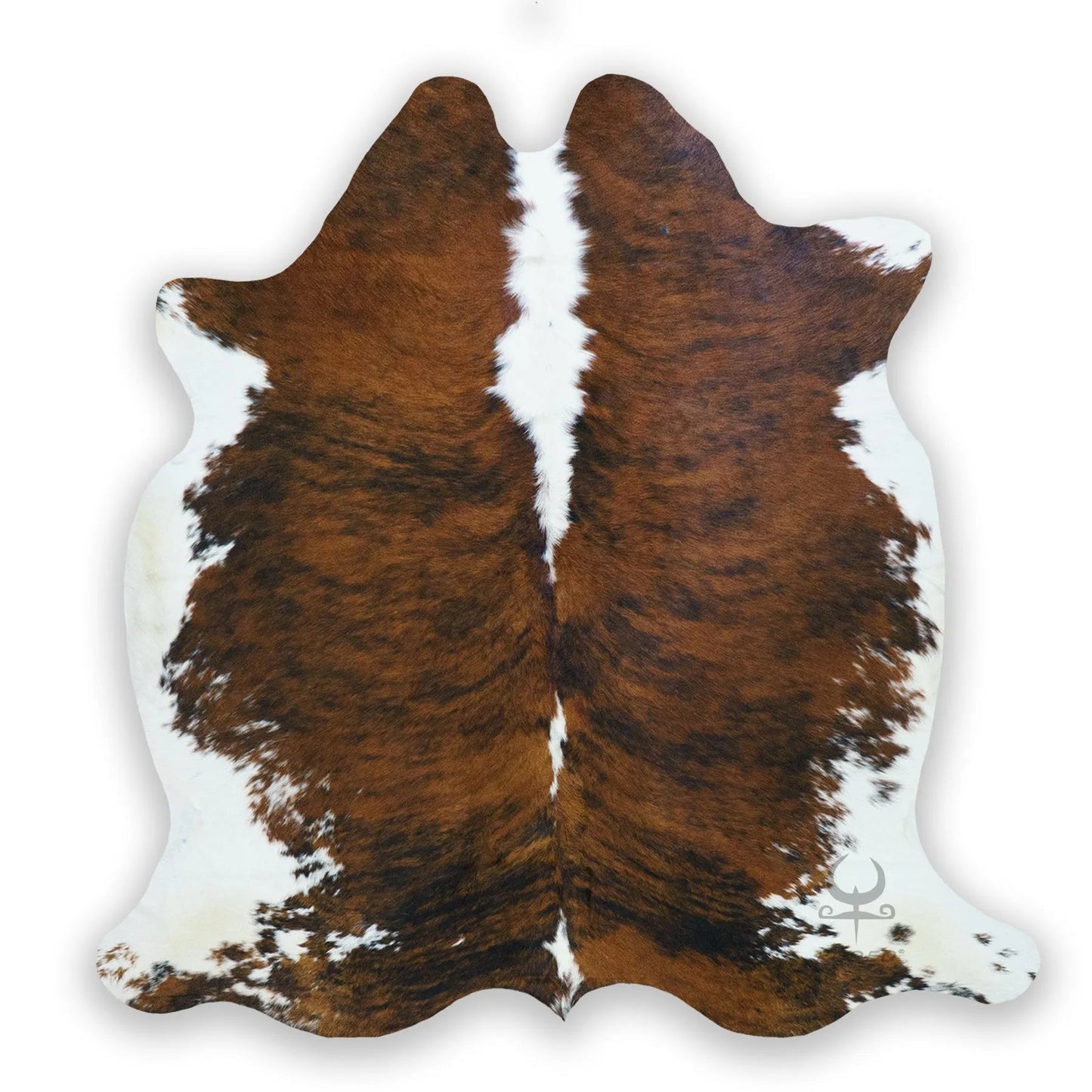 Classic Brown Brindle Cowhide Rug