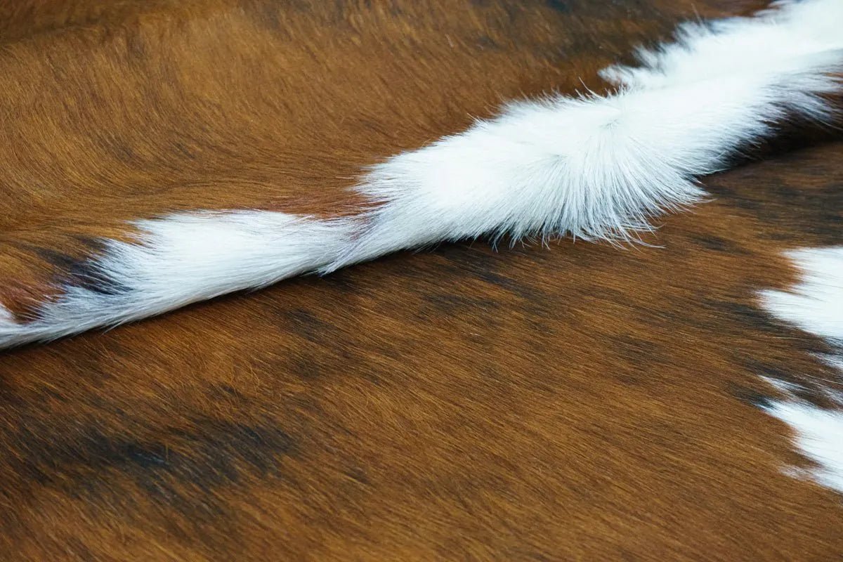 Classic Brown Brindle Cowhide Rug