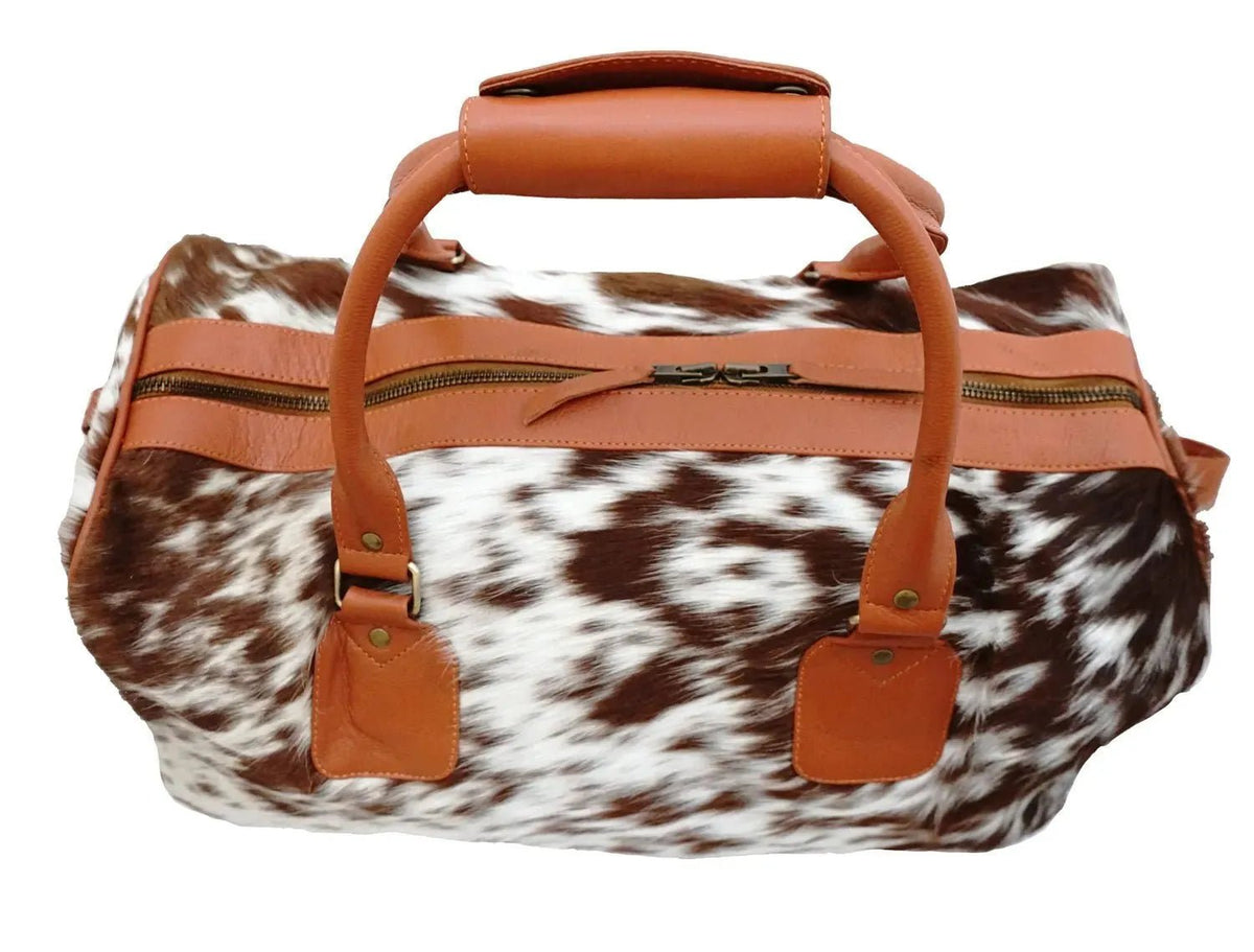Cowhide Duffel Bag