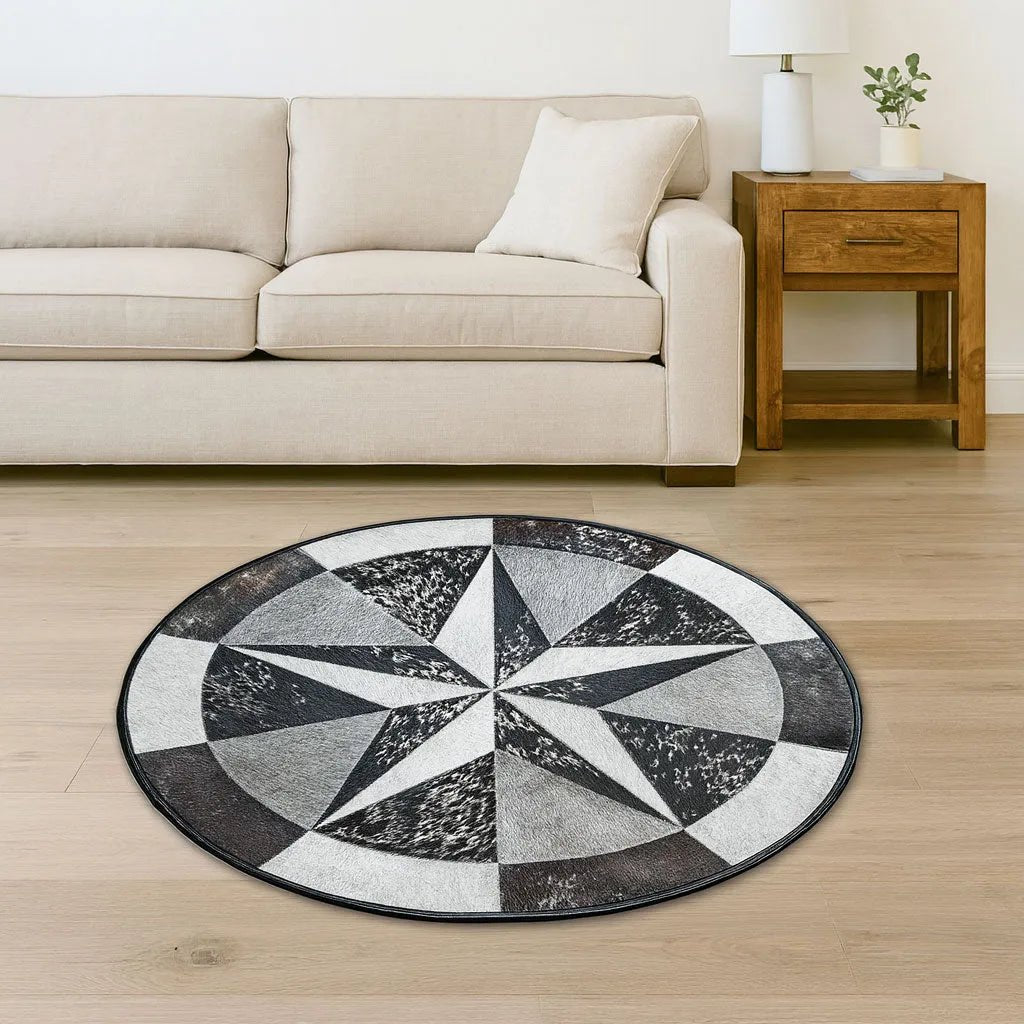 Cowhide Patchwork 003