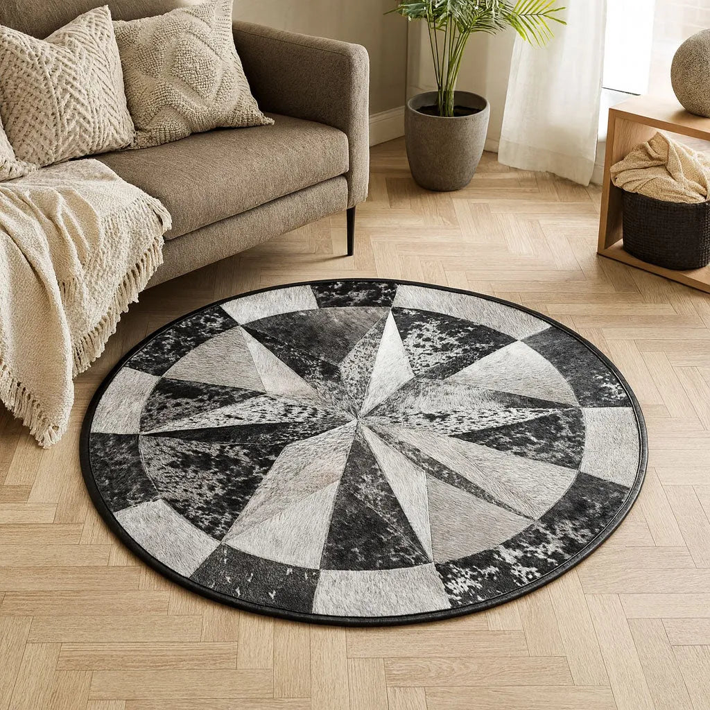 Cowhide Patchwork 008