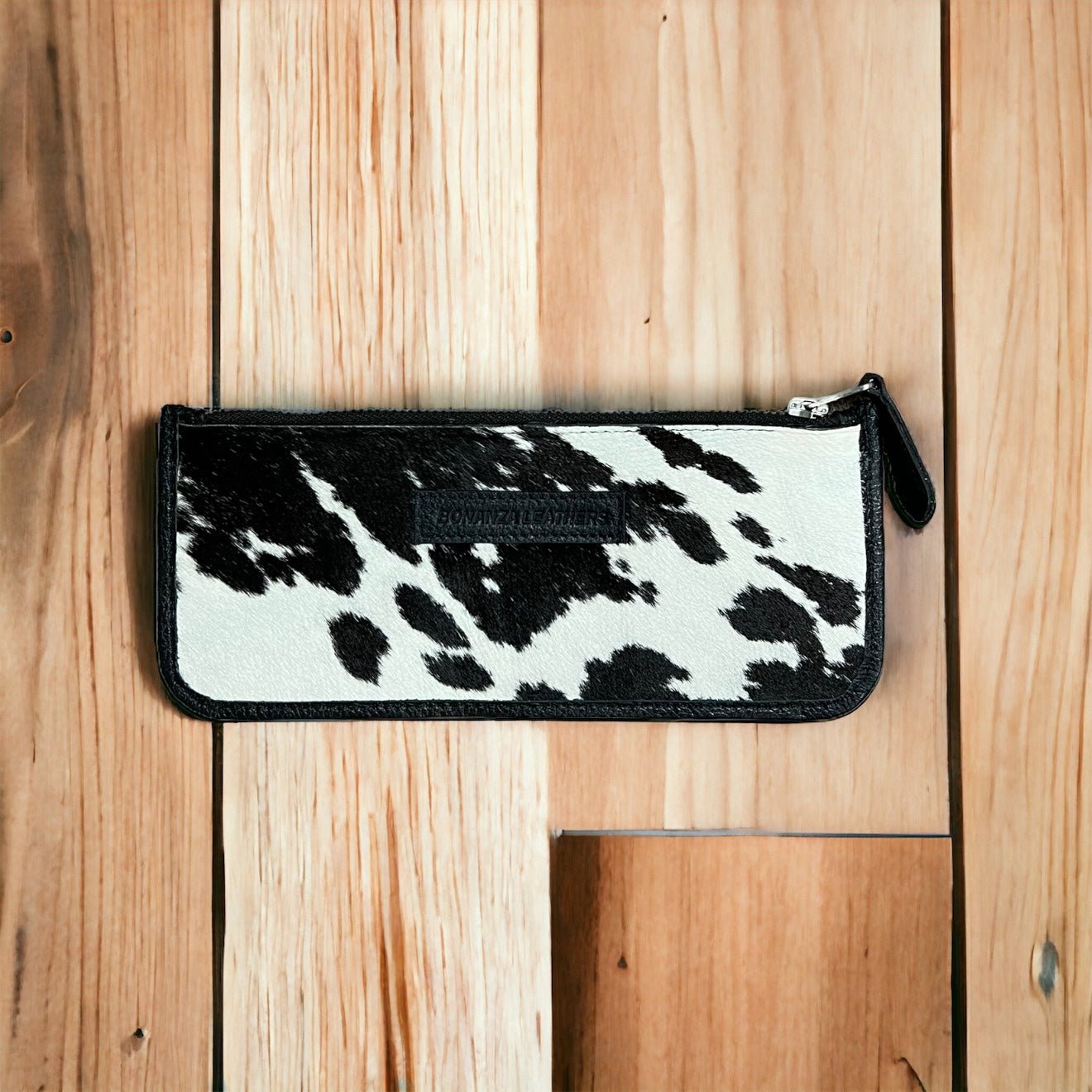 Cowhide wallet bag insert - Rodeo Cowhide RugsBlack
