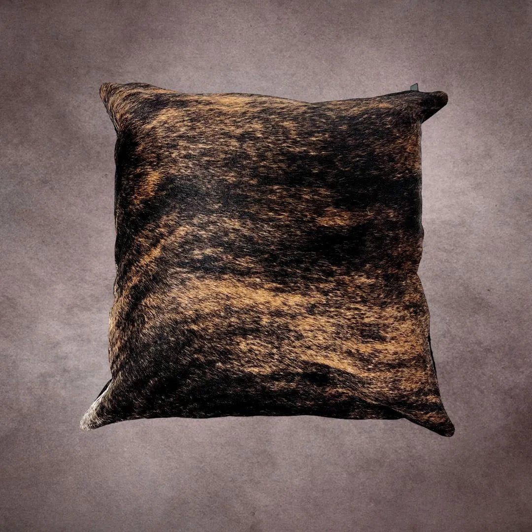 Dark Brindle Cowhide Pillow Cover - PL022