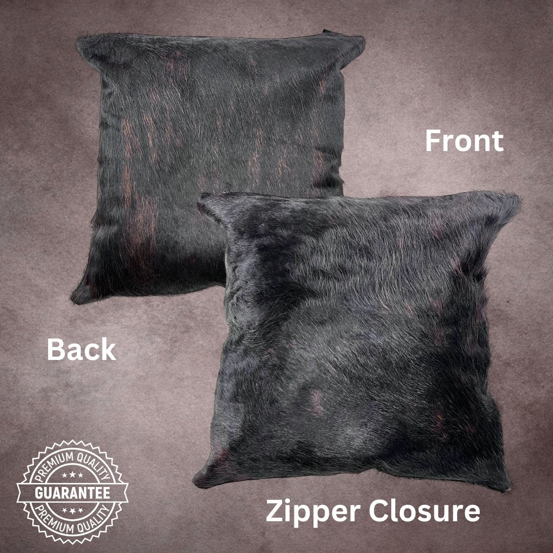 Dark Brindle Cowhide Pillow Cover - PL145