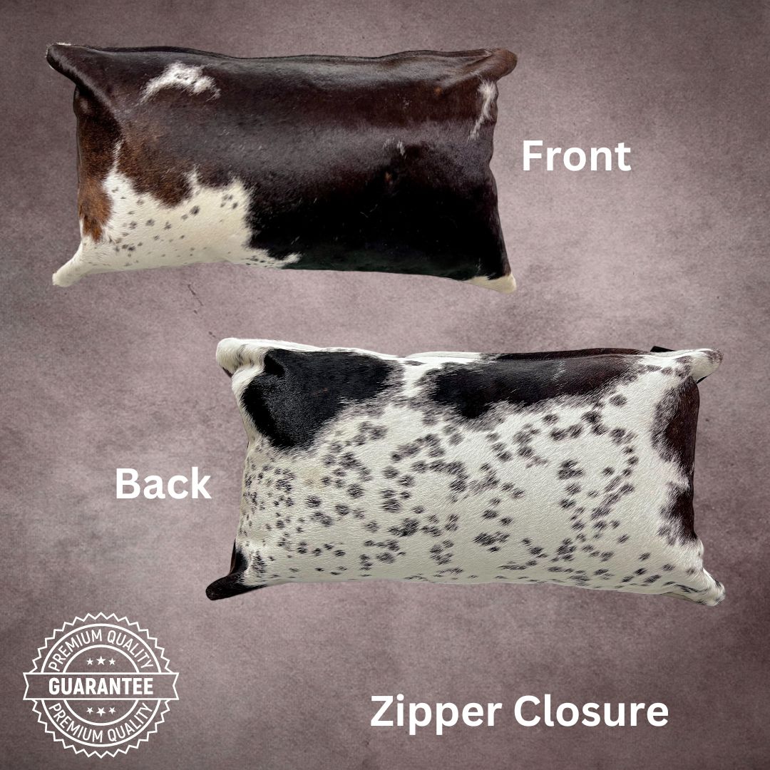 Dark Espresso Cowhide Pillow Cover - PL024 - Rodeo Cowhide Rugs