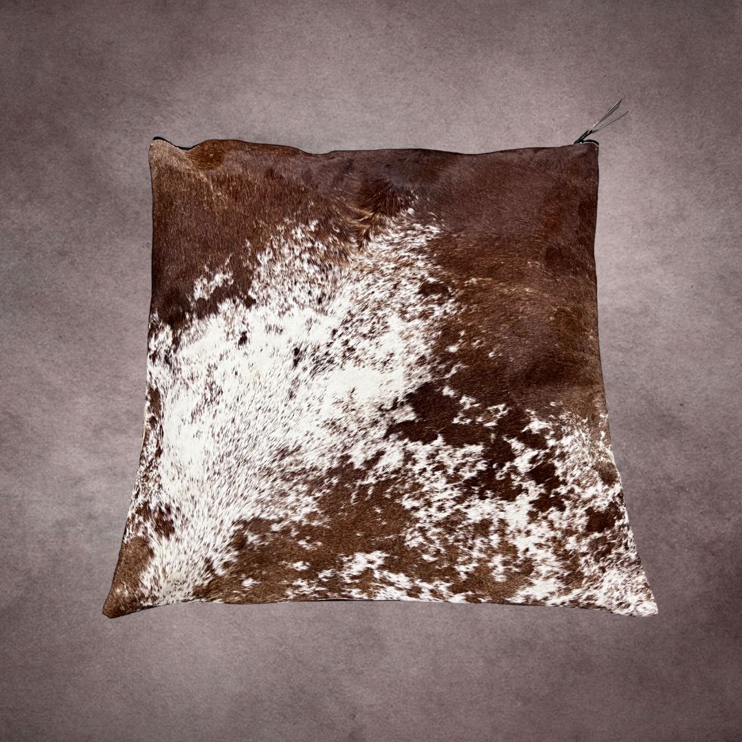 Dark Espresso Cowhide Pillow Cover - PL040 - Rodeo Cowhide Rugs