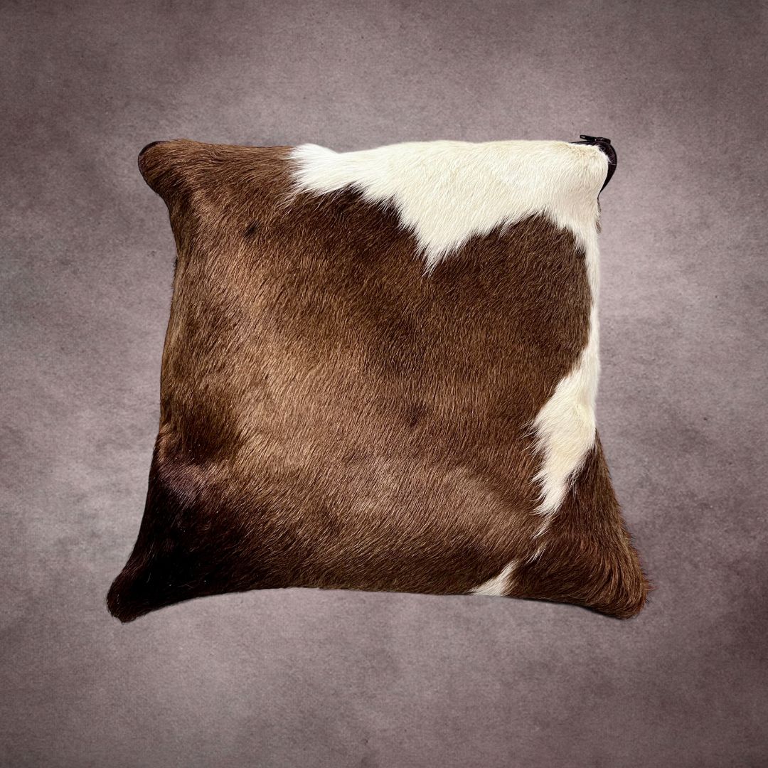 Dark Espresso Cowhide Pillow Cover - PL042 - Rodeo Cowhide Rugs