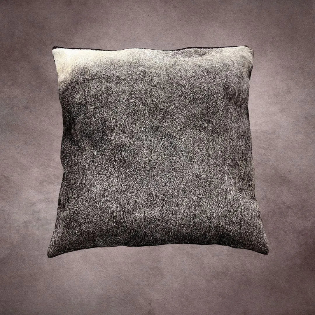 Dark Gray Cowhide Pillow Cover - PL018