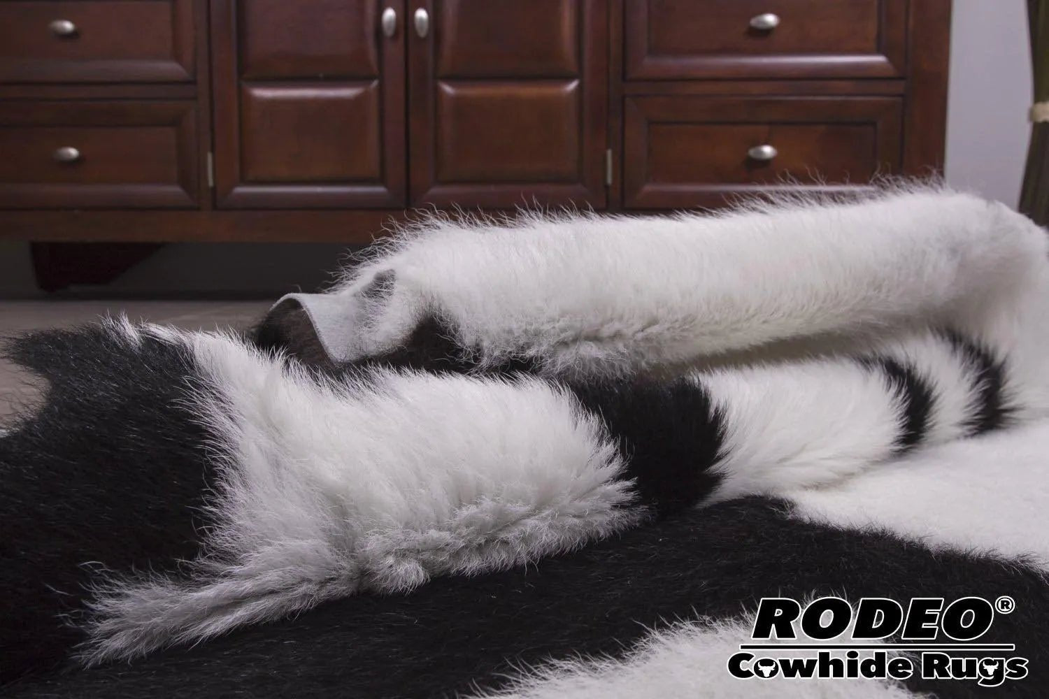 Elegance and Eco-Friendliness: The Panda Calf Skin Rug