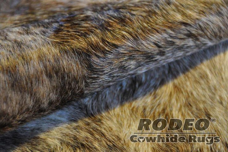 Exotic Brindle Cowhide Rug - Rodeo Cowhide Rugs5x7