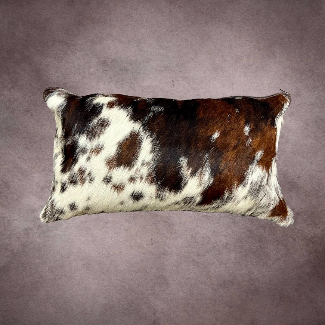 Exotic Tricolor Cowhide Pillow Cover - PL 002 - Rodeo Cowhide Rugs