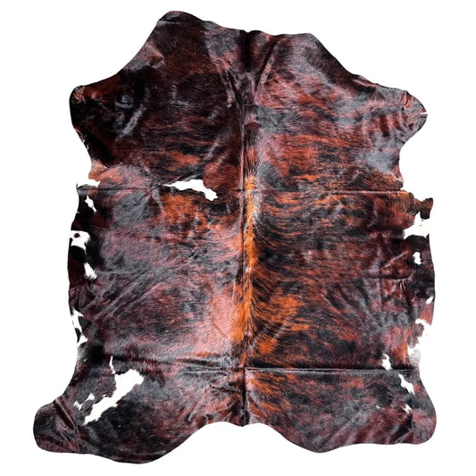 Extra Large Brindle Cowhide Rug D119 - 6.5x7.7