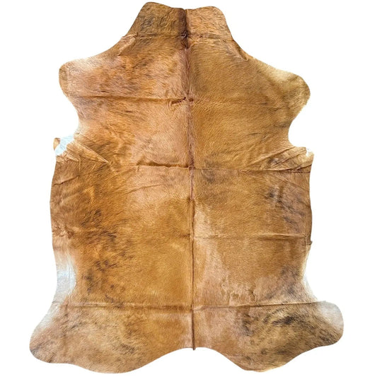 Extra Large Brindle Cowhide Rug L393 - 6.4x 7.6ft