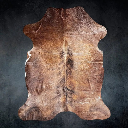 Extra Large Brown Cowhide Rug Size 5.9x 7.6 ft - 5265F