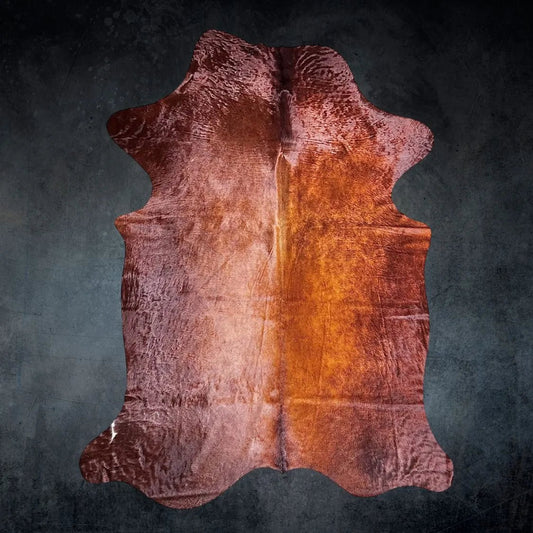 Extra Large Brown Cowhide Rug Size 5.9x 8.11 ft - 5253F