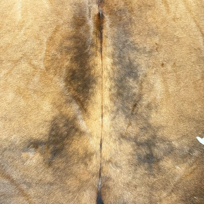 Extra Large Brown Cowhide Rug Size 6.7x 7.9 ft---4686 - Rodeo Cowhide Rugs