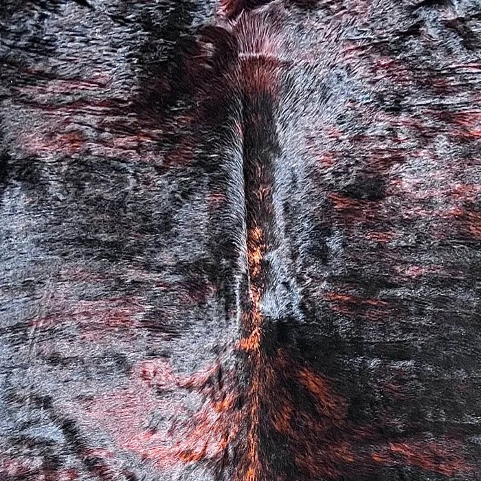 Extra Large Dark Brindle Cowhide Rug Size 7.7x 8.8 ft - 5267F