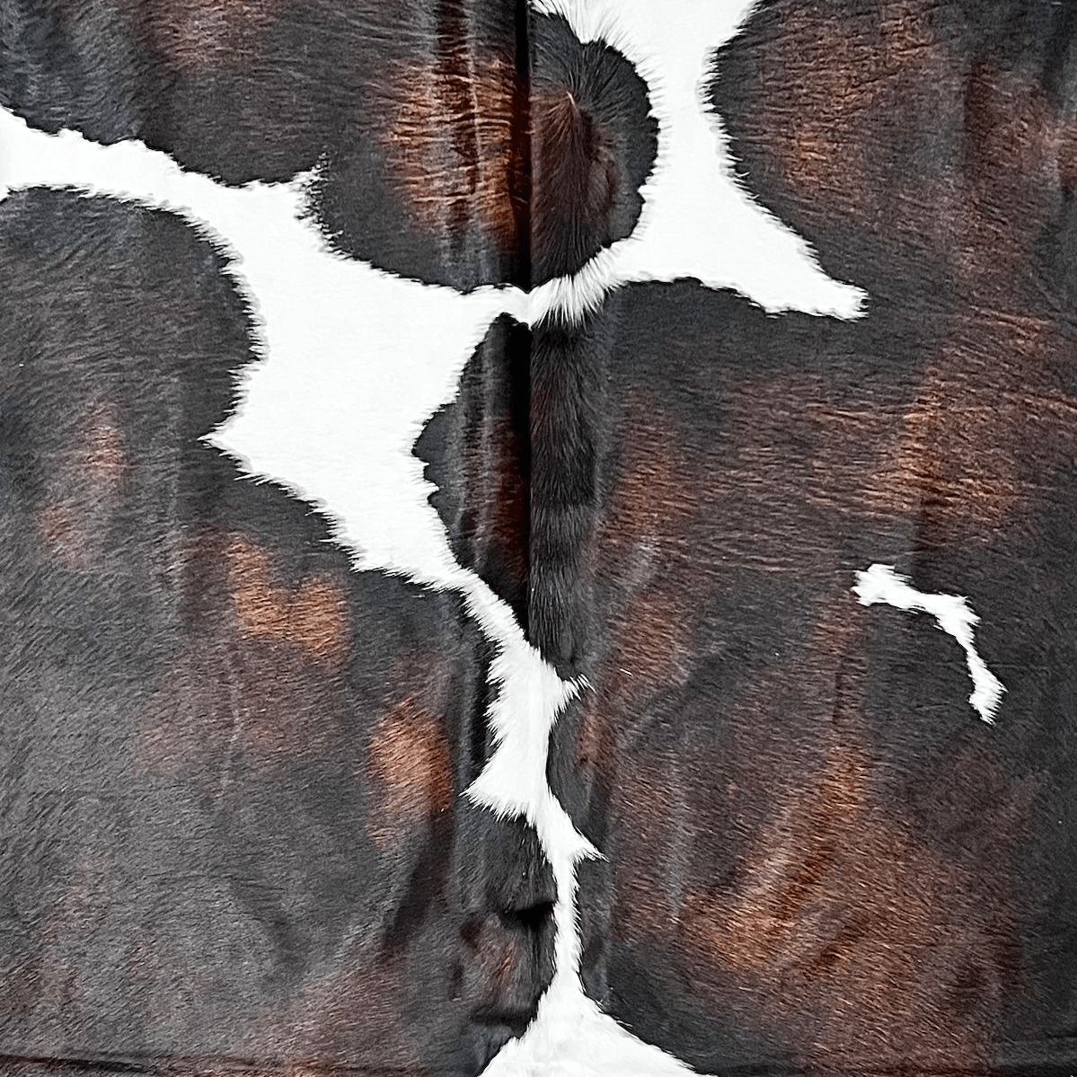 Extra Large Exotic Cowhide Rug Size 6.11 x 7.2 ft - 5044