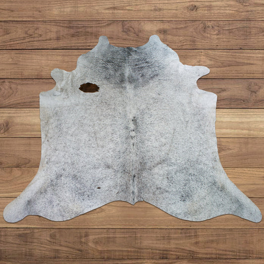 Extra Large RODEO salt and pepper cowhide rug 6.5x 7.3 ft-- -4334 - Rodeo Cowhide Rugs