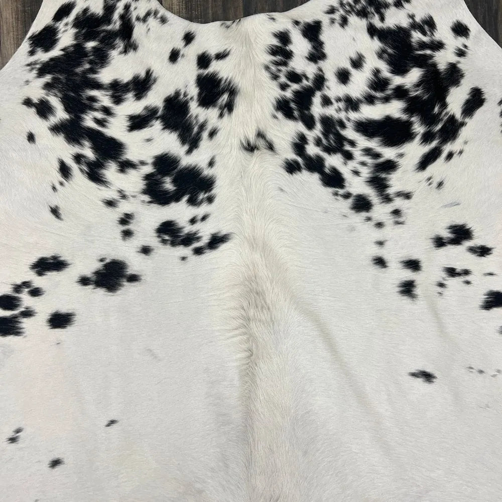 Extra Large Spotted Cowhide Rug Size 8x6.2 ft - 4657