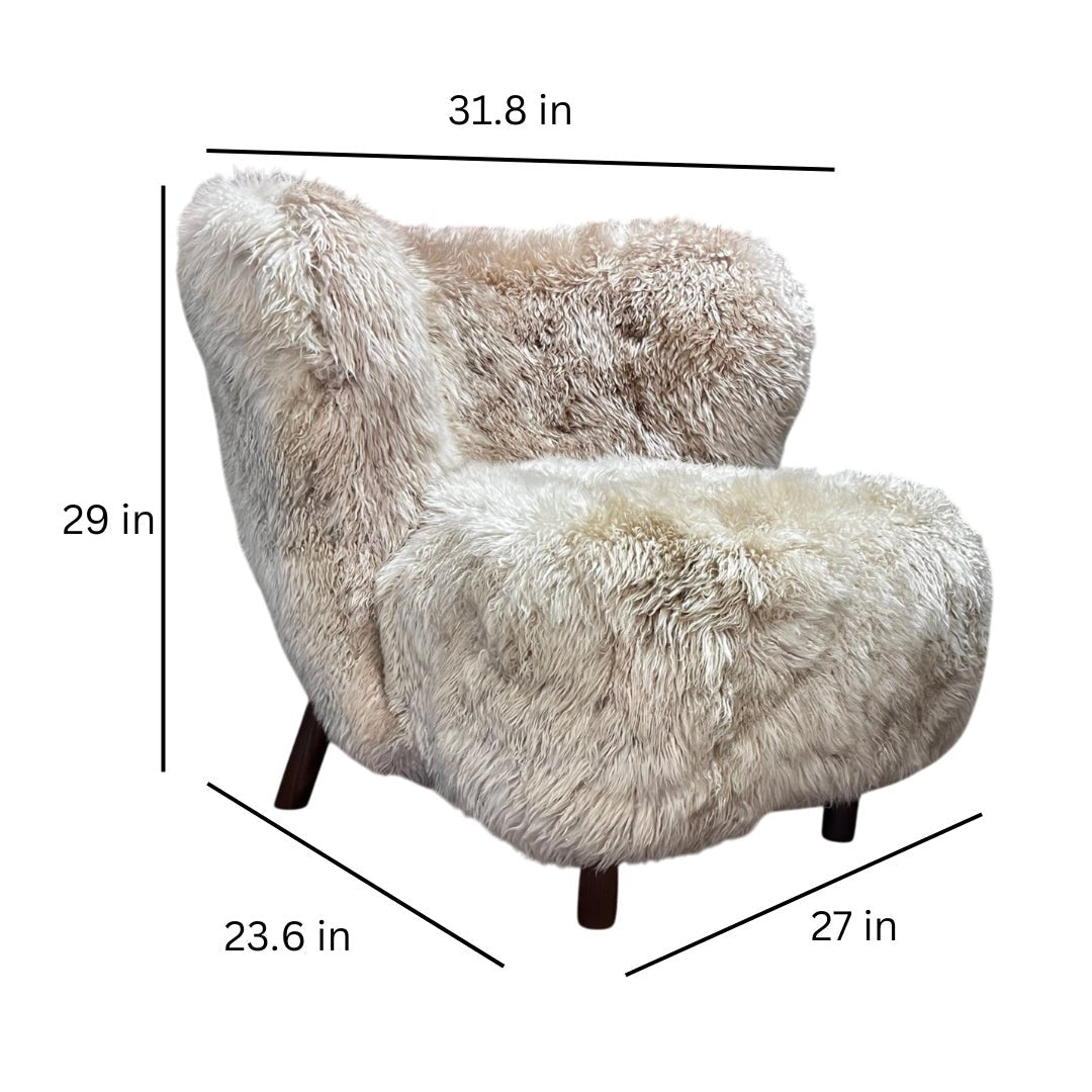 Genuine Australian Sheepskin Accent Chair