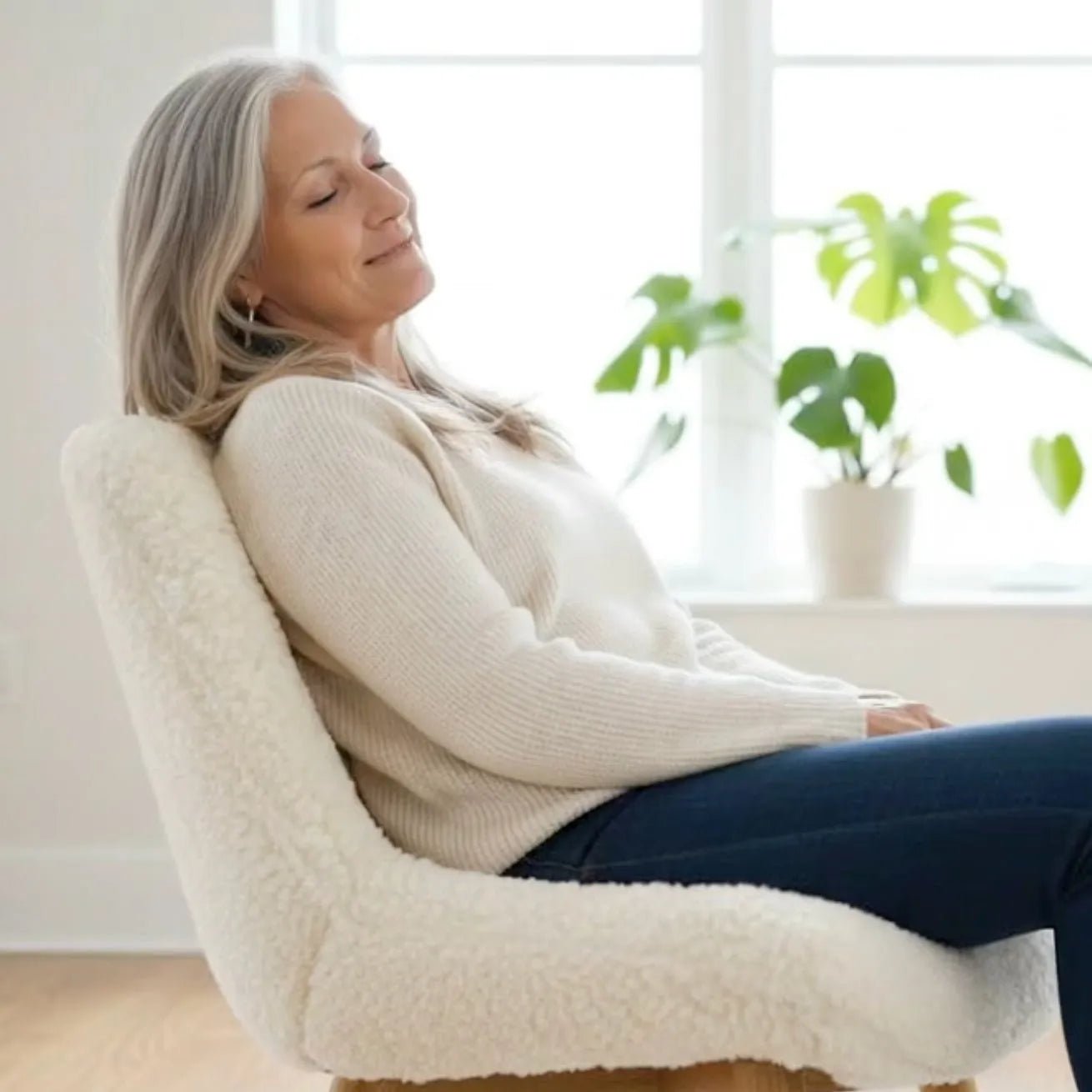 Genuine Sheepskin Dining Chair