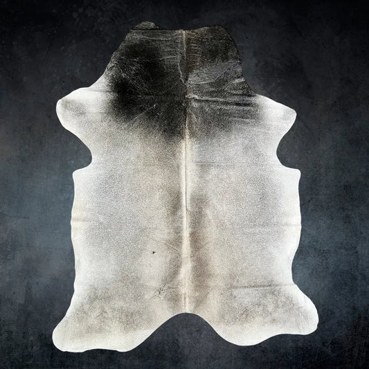 Gray Cowhide Rug Size 5.10x 6.7 ft - 5298J