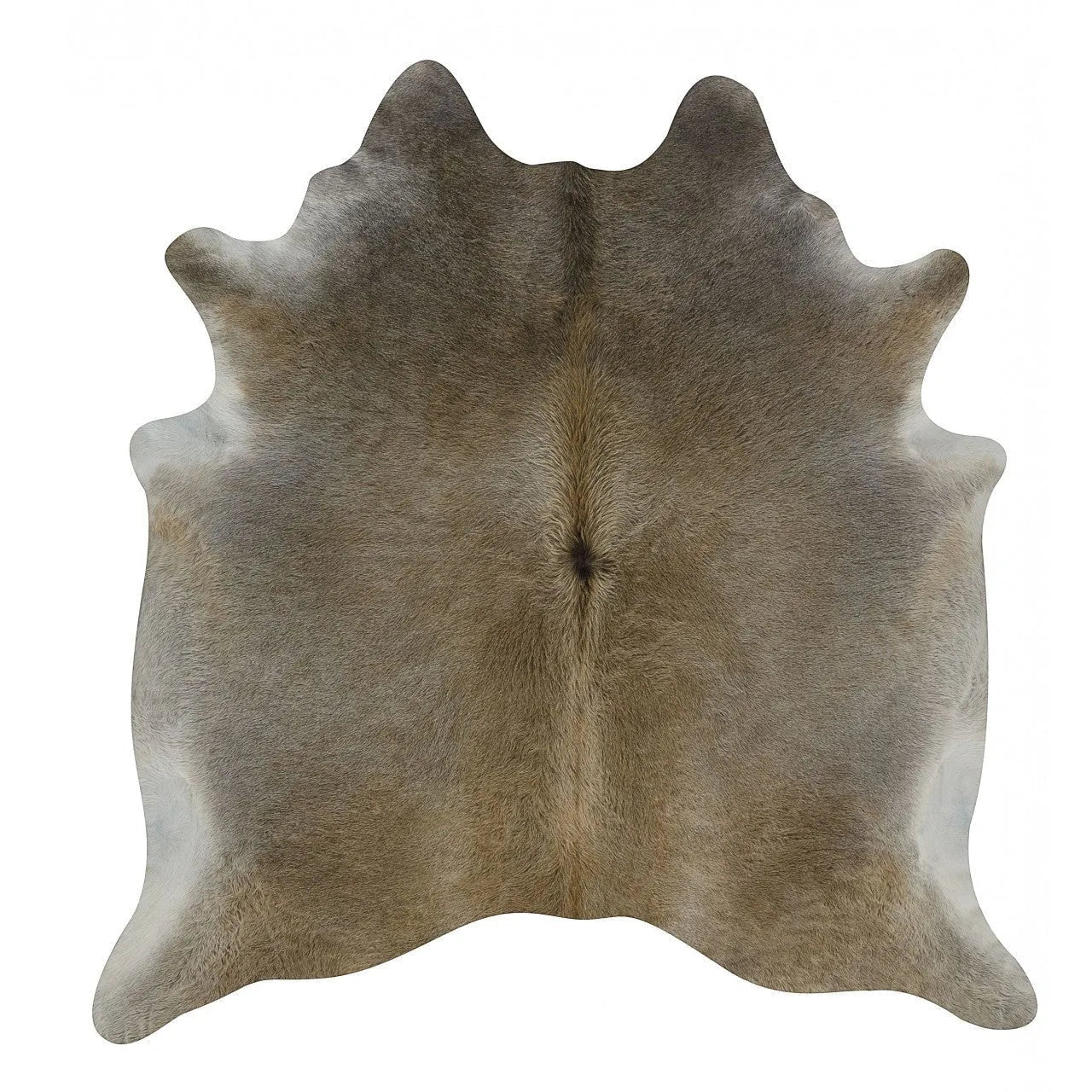 Grey Tan Cowhide Rug