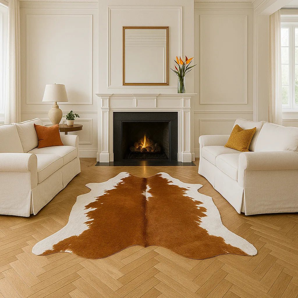 High Quality Hereford Cowhide Rug