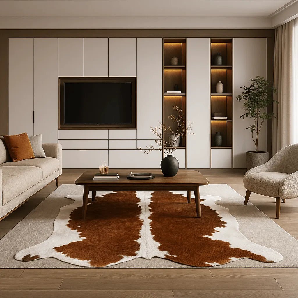 High Quality Hereford Cowhide Rug