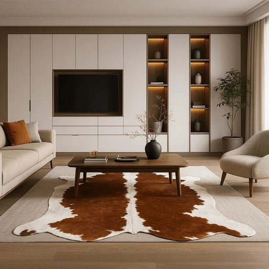 High Quality Hereford Cowhide Rug