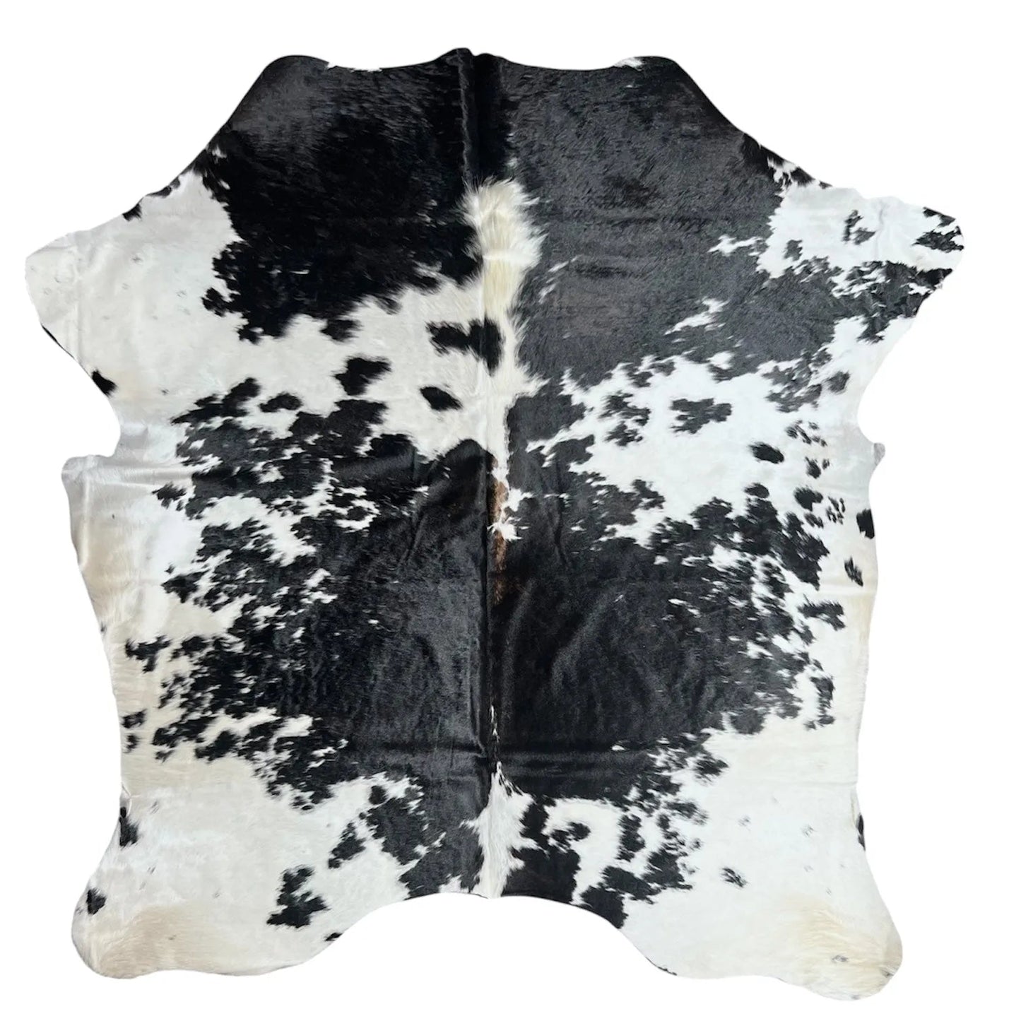 Large Black and white Cowhide Rug D171 - 5.11x6.8