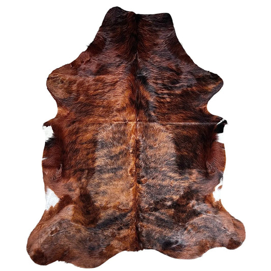 Large Brindle Cowhide Rug C034 6.9x6.9