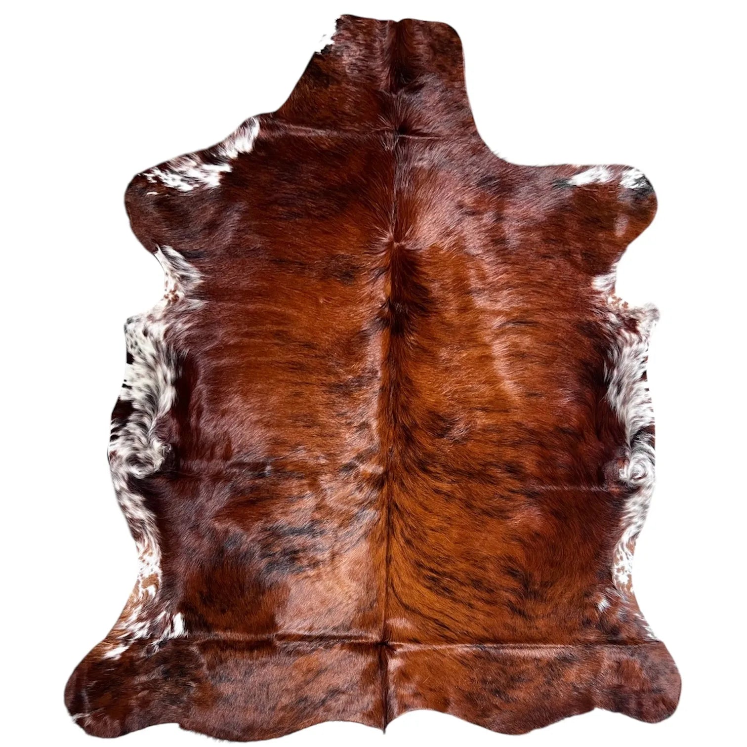 Large Brindle Cowhide Rug D117 - 5.8x6.3