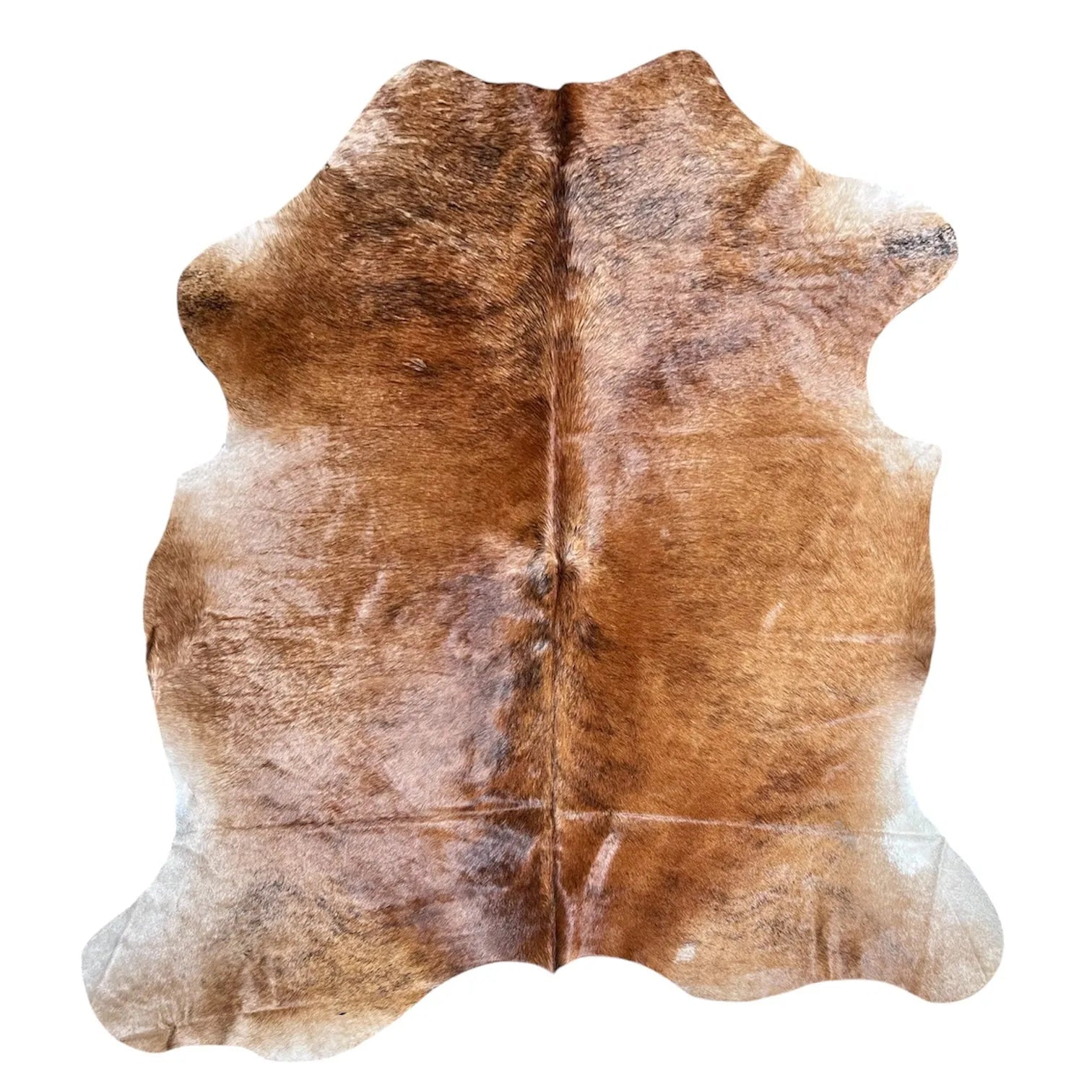 Large Brindle Cowhide Rug D157 - 6.6x6.7